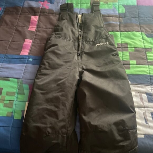 Arctix Kids Snow Bib Overalls | Black | Size 5T - Picture 1 of 3